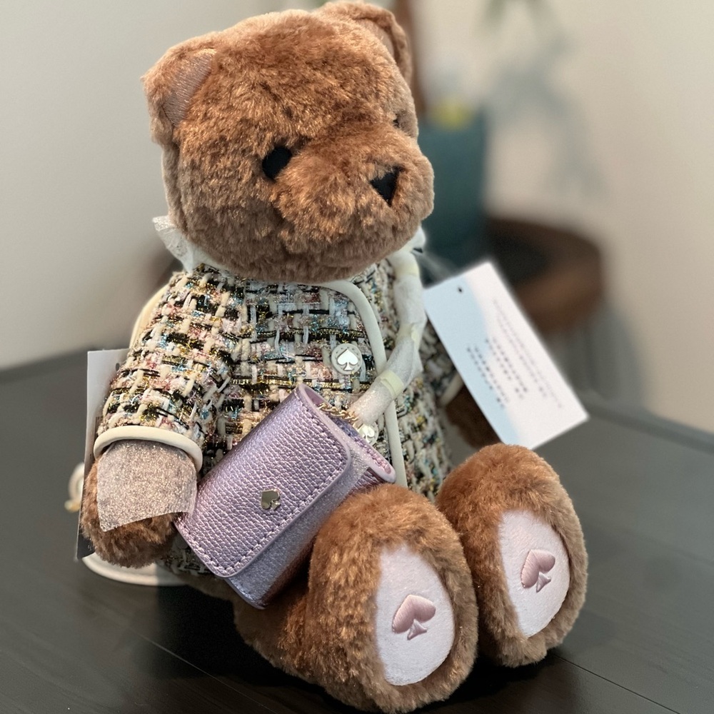 Kate Spade Oh What Fun 3D Katey Bear Crossbody NWT